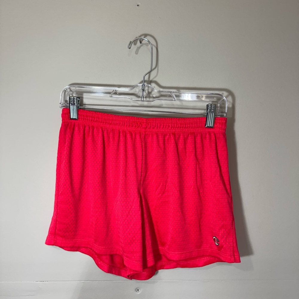 Champion Women's Bright Pink Athletic Shorts